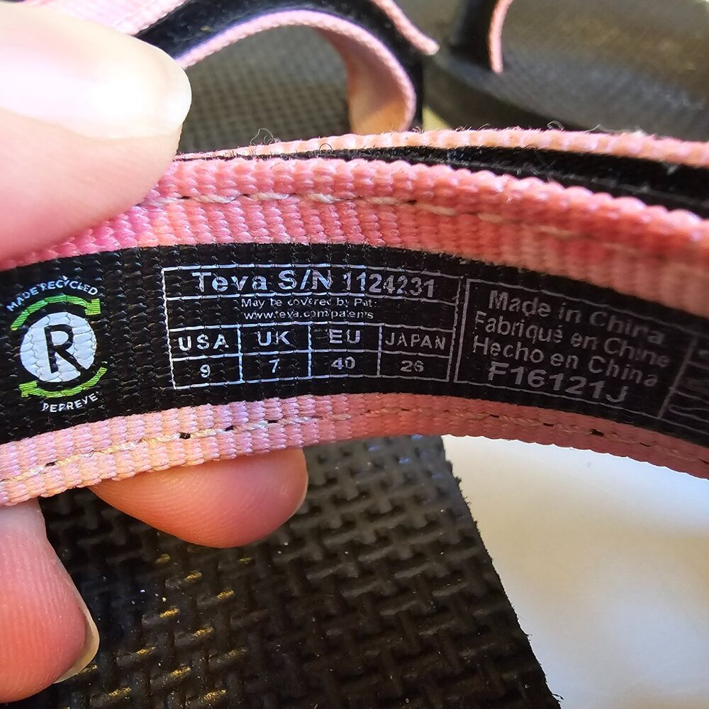 Teva Women's Original Universal Tie Dye Sandals Sorbet Pink Size 9 1124231 - Picture 7 of 8